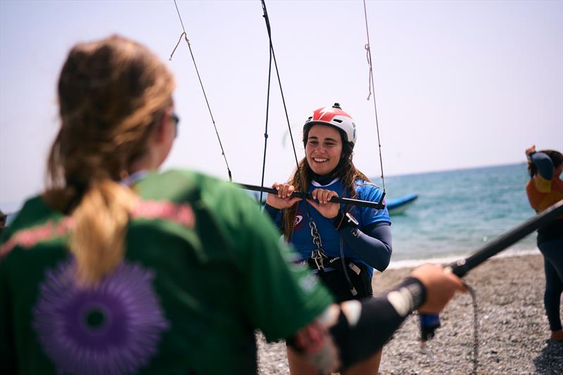 Lysa Caval happy to win a silver medal  - 2024 Formula Kite Youth Worlds - photo © IKA media/ Robert Hajduk