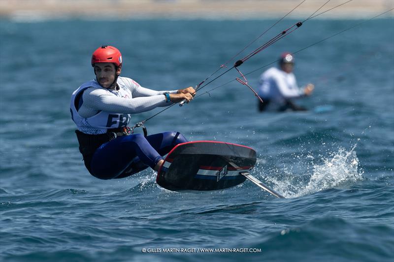 Kiteboard - FRA - Olympic training - Marseille - Paris2024 Olympic Regatta - July 23, 2024 - photo © Gilles Martin-Raget