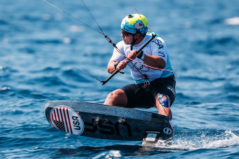 Markus Edegran (Ossining, NY) finished in 9th place in his first Olympic Games photo copyright Sailing Energy / US Sailing Team taken at  and featuring the Kiteboarding class