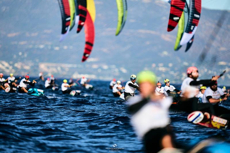 2024 KiteFoil World Series Italy - Five sensational - but tricky - races out of Poetto Beach on day one - photo © IKA Media / Robert Hajduk