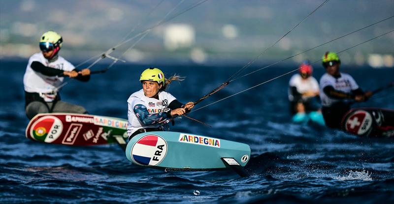 2024 KiteFoil World Series Italy - Jessie Kampman looking determined. Determined to have fun - photo © IKA Media / Robert Hajduk