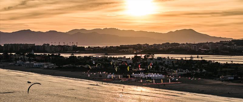 2024 KiteFoil World Series Italy - Sunset over Poetto Beach - photo © IKA Media / Robert Hajduk