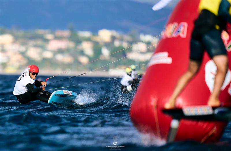 Riccardo Pianosi's last race victory proves old kit can still go fast - 2024 KiteFoil World Series Italy, Day 3 - photo © IKA Media / Robert Hajduk