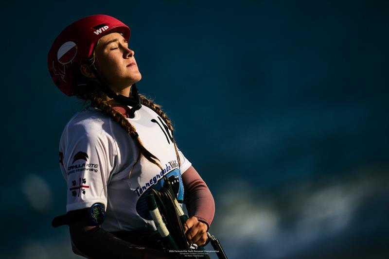 Good things come in small packages: 14-year-old Jankowska leads the U17 girls - 2024 Formula Kite Youth European Championships  - photo © IKA Media / Robert Hajduk