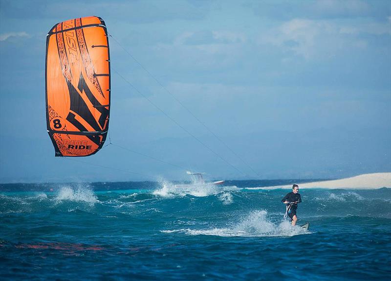 Wadham kitesurfing photo copyright Kevin Wadham taken at Australian 18 Footers League and featuring the Kiteboarding class