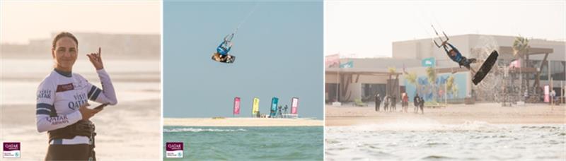 Visit Qatar GKA Freestyle-Kite World Cup Finals 2024 Fuwairit photo copyright Qatar Airways GKA Kite World Tour taken at  and featuring the Kiteboarding class