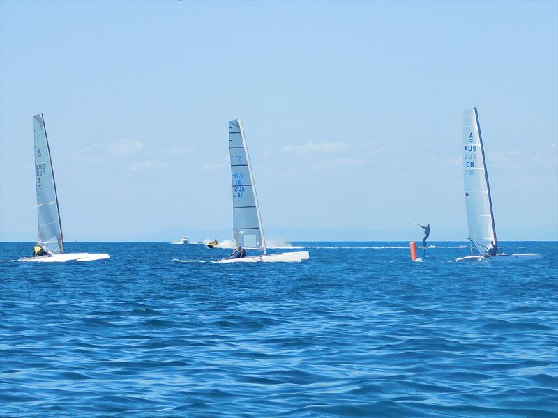 With each leg around 6 kms in length, all divisions still remain close to each other for some entertaining banter photo copyright Capel Sound Invitational taken at Rye Yacht Club and featuring the Kiteboarding class