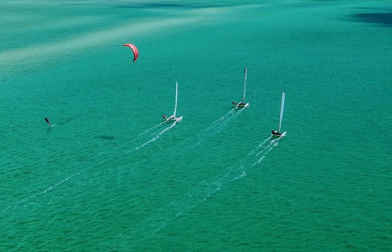 Giddy Up! photo copyright Capel Sound Invitational taken at Rye Yacht Club and featuring the Kiteboarding class