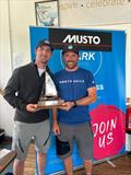 Tom Gillard & James Hobson win the Musto Lark National Championships at Weymouth © Robert Deaves / www.robertdeaves.uk