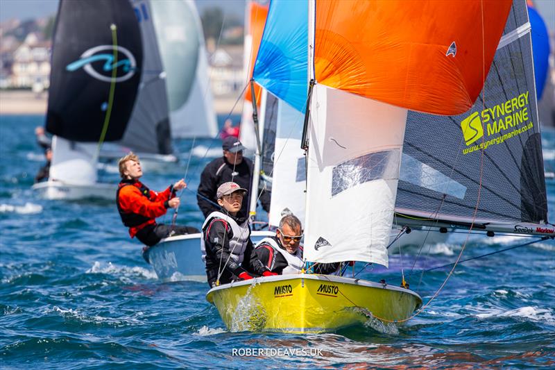 Musto Lark National Championships at Weymouth day 4 photo copyright Robert Deaves / www.robertdeaves.uk taken at Weymouth Sailing Club and featuring the Lark class