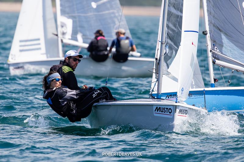 Musto Lark National Championships at Weymouth day 4 photo copyright Robert Deaves / www.robertdeaves.uk taken at Weymouth Sailing Club and featuring the Lark class