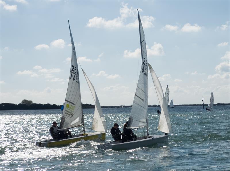 Craftinsure Lark Class Masters Championship at Itchenor photo copyright Andrew Penman taken at Itchenor Sailing Club and featuring the Lark class