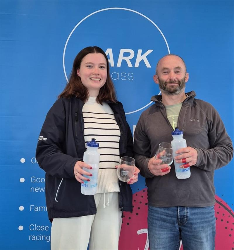 James Stewart & Hannah Carruthers finish 2nd in the 2024 Craftinsure Lark Open at Itchenor photo copyright Tegwyn Tricker taken at Itchenor Sailing Club and featuring the Lark class