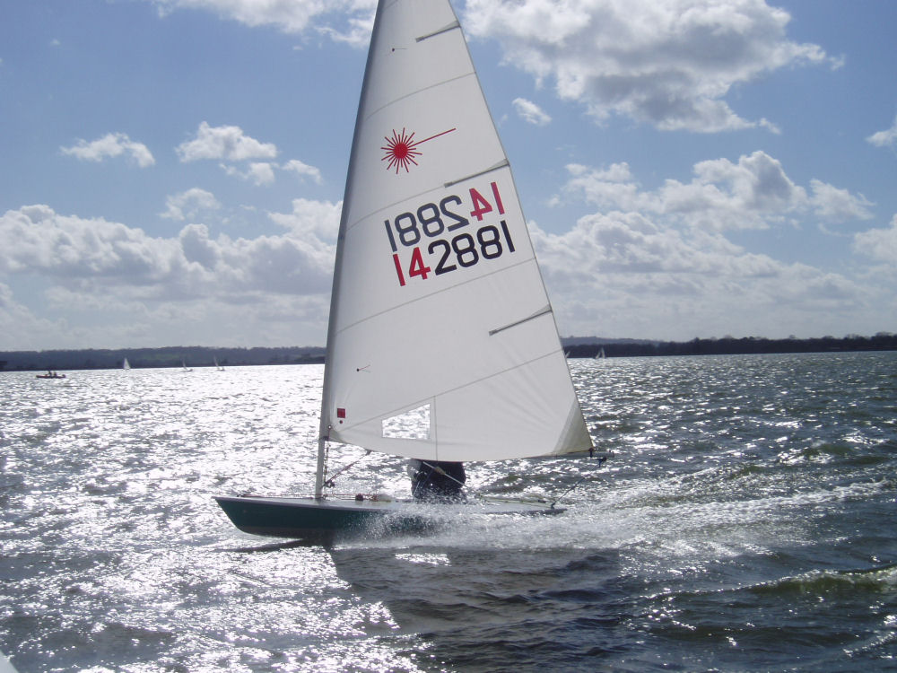 40 Lasers attend the first event of the South East Grand Prix circuit at Bough Beech photo copyright Ian Heijne taken at Bough Beech Sailing Club and featuring the ILCA 7 class