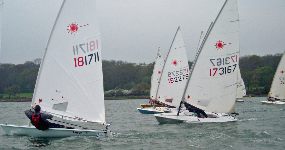 Action from the Dell Quay Laser open photo copyright Patrick Johnston taken at Dell Quay Sailing Club and featuring the ILCA 7 class