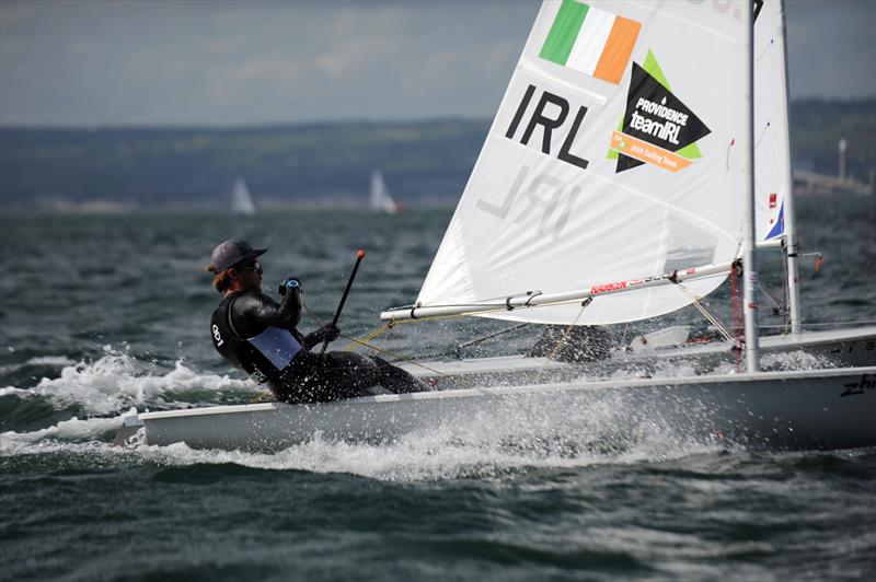 Zhik Irish Laser Nationals day 1 photo copyright Nicholas Haig taken at Ballyholme Yacht Club and featuring the ILCA 7 class