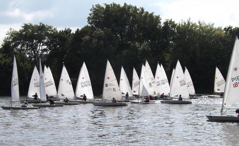 Laser Open and Bart's Bash race at London Corinthian photo copyright Richard Wood taken at London Corinthian Sailing Club and featuring the ILCA 7 class