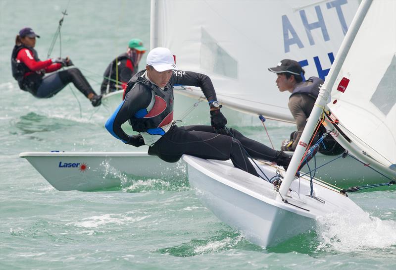 Day 2 of Top of the Gulf Regatta 2015 photo copyright Guy Nowell taken at Royal Varuna Yacht Club and featuring the ILCA 7 class