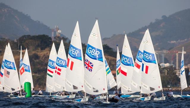 Day 2 of the Rio 2016 Olympic Sailing Competition photo copyright Richard Langdon / www.oceanimages.co.uk taken at  and featuring the ILCA 7 class