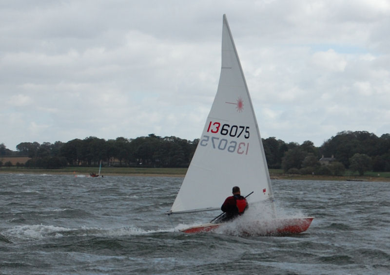 Stuart Jenkins during the Police National Laser Championships photo copyright Brendan McGrath taken at Rutland Sailing Club and featuring the ILCA 7 class