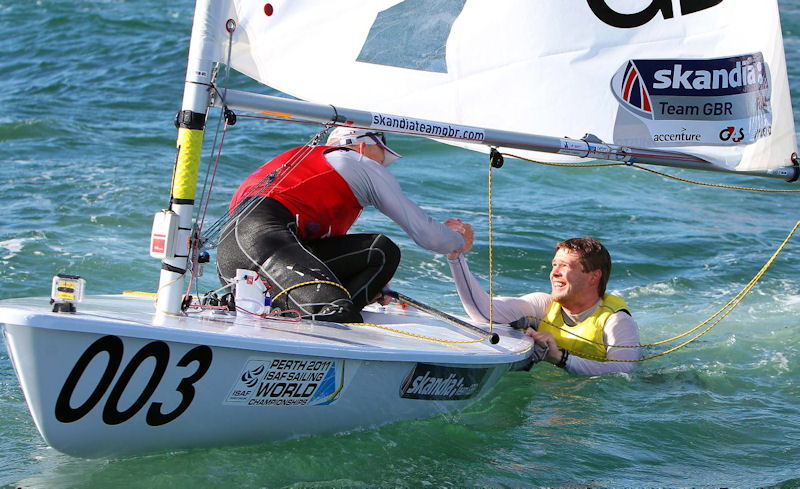 Silve for Nick Thompson at the Perth 2011 ISAF Sailing Worlds photo copyright Richard Langdon / Skandia Team GBR taken at  and featuring the ILCA 7 class