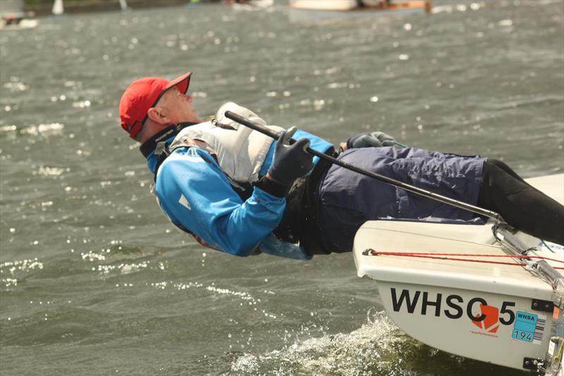 Brent Regatta 2024: Roger Wilson hiking in a club ILCA 7 photo copyright Joy Walter, Welsh Harp Sailing Club taken at Welsh Harp Sailing Club and featuring the ILCA 7 class