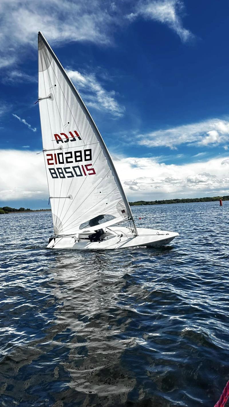 Finn Watson, Commodore's cup winner during the The Chasewater Sprint Championships and Commodore's Cup photo copyright Grace Leszczynski taken at Chase Sailing Club and featuring the ILCA 7 class