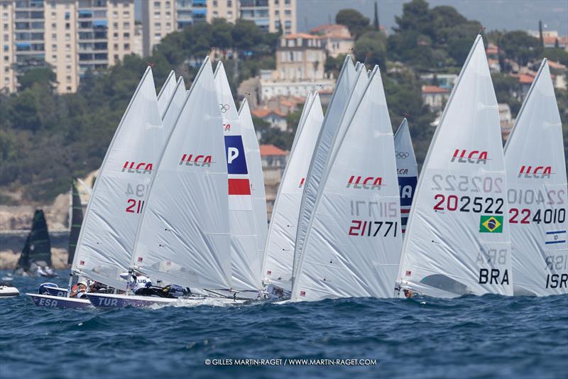 ILCA 7 - Olympic training - Marseille - Paris2024 Olympic Regatta - July 23, 2024 - photo © Gilles Martin-Raget