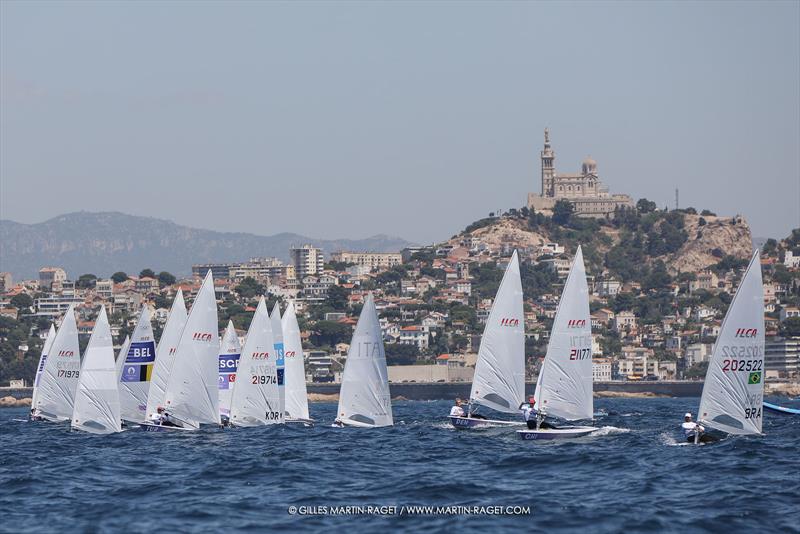 ILCA 7 - Olympic training - Marseille - Paris2024 Olympic Regatta - July 23, 2024 - photo © Gilles Martin-Raget