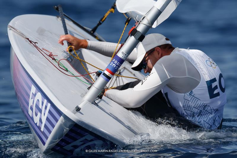 ILCA 7 - Olympic training - Marseille - Paris2024 Olympic Regatta - July 25, 2024 photo copyright Gilles Martin-Raget taken at Yacht Club de France and featuring the ILCA 7 class