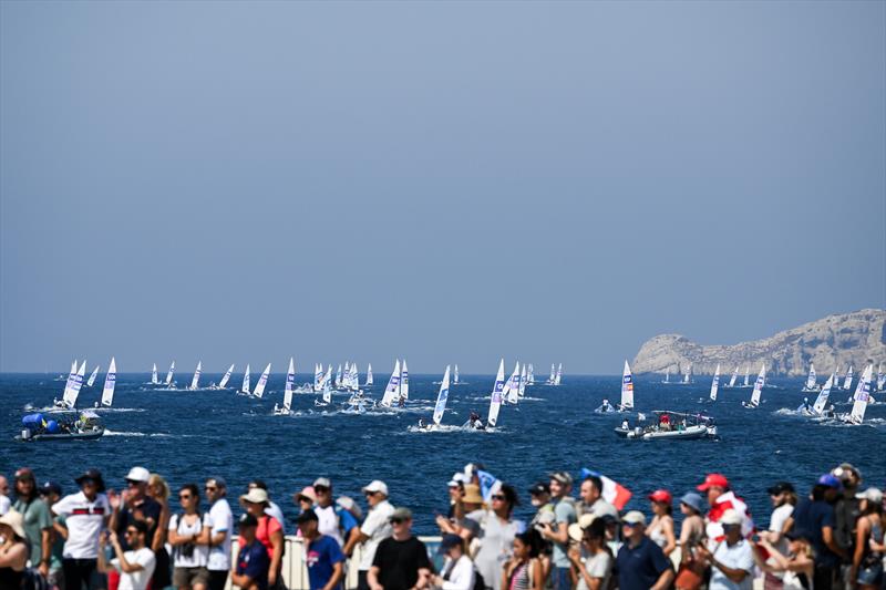 Men's Dinghy racing on August 2 in Marseille at the Paris 2024 Olympic Regatta - photo © World Sailing / Jean-Louis Carli