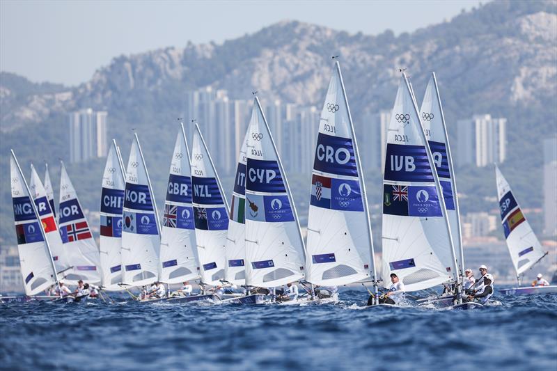 Men's Dinghy racing on August 2 in Marseille at the Paris 2024 Olympic Regatta - photo © World Sailing / Sander van der Borch