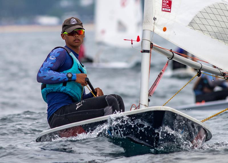 Phuket King's Cup 2024 Day 2 photo copyright Guy Nowell / Phuket King's Cup taken at Royal Varuna Yacht Club and featuring the ILCA 7 class