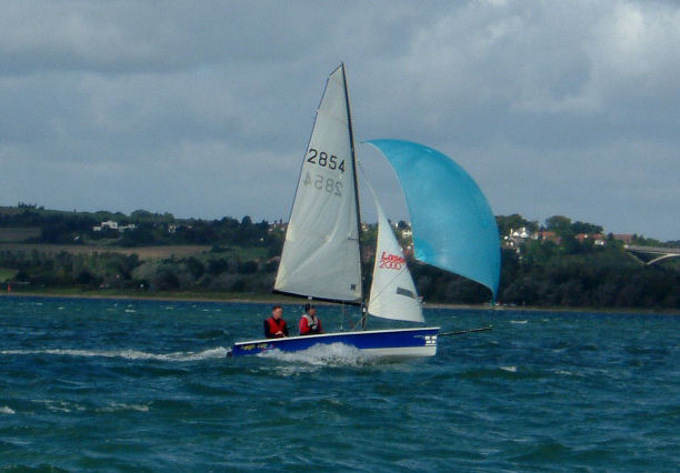 The Laser 2000s enjoy the conditions at Langstone photo copyright Ethna Haines taken at Langstone Sailing Club and featuring the 2000 class