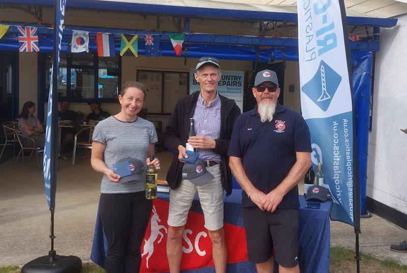 Mark Foley and Ellie Parle, second overall - West Country Boat Repairs 2000 class Millennium Series round 5 at Stone - photo © Pete Vincent