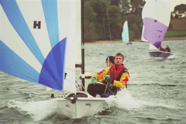 Laser 3000 open series winners, Harry Sharpe & Billy Butler, who also took third place and best under-16 crew at the 2004 Nationals photo copyright Rob Leigh taken at Rutland Sailing Club and featuring the  class