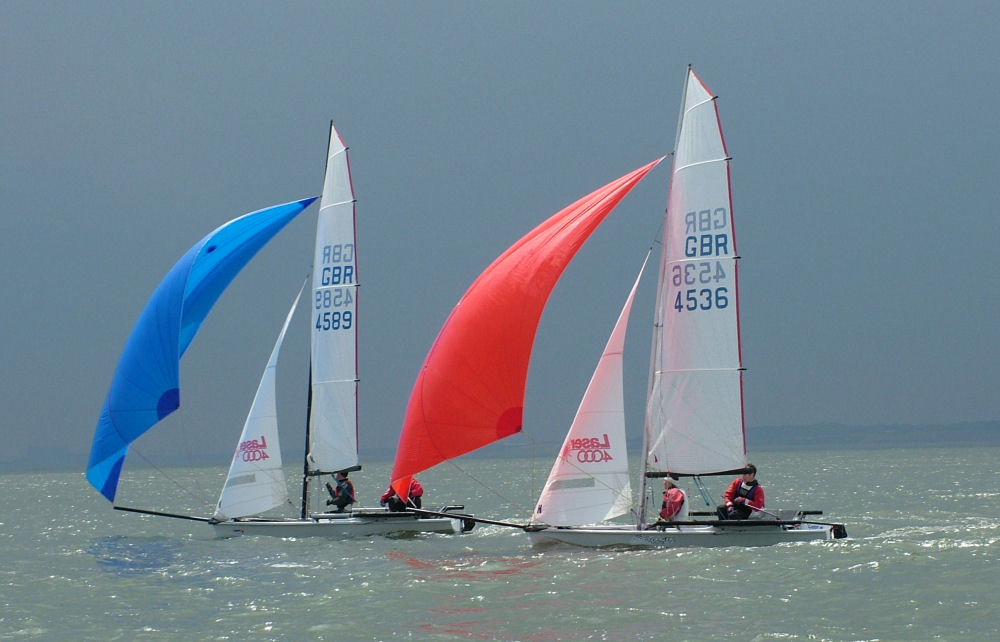 Action from the Laser 4000 and 5000 UK Series at Southwold photo copyright Southwold SC taken at Southwold Sailing Club and featuring the 4000 class