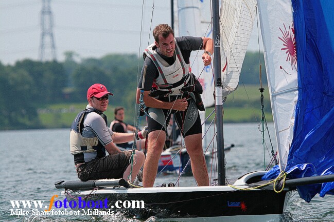 Light winds for the Laser 4000s at Grafham photo copyright Mike Shaw / www.fotoboat.com taken at Grafham Water Sailing Club and featuring the 4000 class