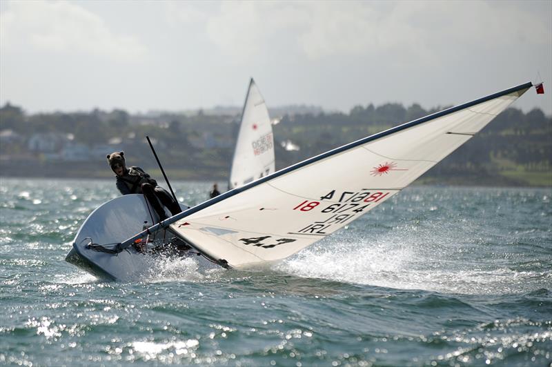 Zhik Irish Laser Nationals day 1 photo copyright Nicholas Haig taken at Ballyholme Yacht Club and featuring the ILCA 4 class