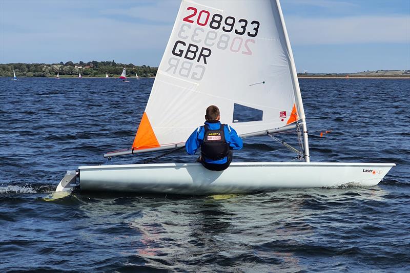 Noah Byrd takes second overall in the series - P&B Northamptonshire Youth Series finale at Draycote photo copyright Jon Hughes taken at Draycote Water Sailing Club and featuring the ILCA 4 class