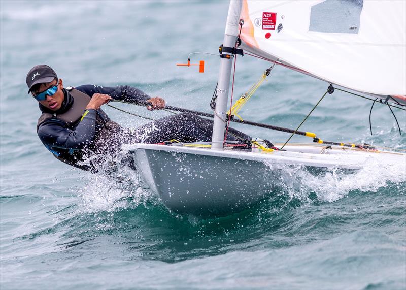 Sun Hung Kai & Co. Hong Kong Race Week 2025 day 1 photo copyright RHKYC / Guy Nowell taken at Royal Hong Kong Yacht Club and featuring the ILCA 4 class