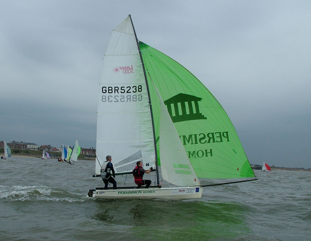 Action from the Laser 4000 and 5000 UK Series at Southwold photo copyright Southwold SC taken at Southwold Sailing Club and featuring the Laser 5000 class