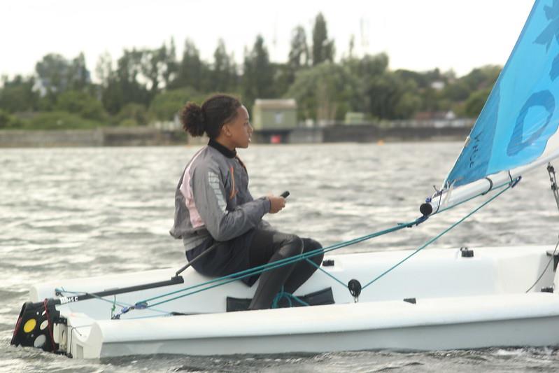 Brent Regatta 2024: Making it look easy. WHSC Junior Alex in a Pico photo copyright Joy Walter, Welsh Harp Sailing Club taken at Welsh Harp Sailing Club and featuring the Laser Pico class