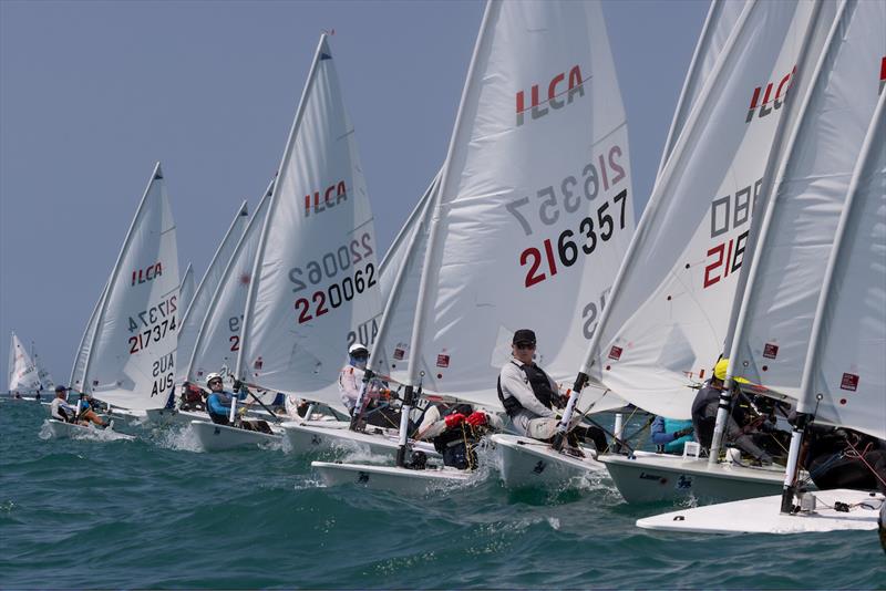 2023 ILCA 6 Masters Worlds Day 2 - photo © Matias Capizzano / www.capizzano.com