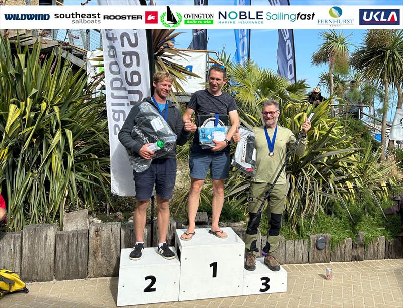 ILCA 6 podium in the ILCA Masters National Championships at HISC - photo © UKLCA