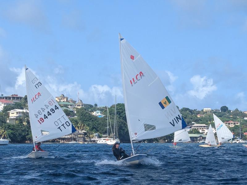 Calliaqua Bay served up ideal conditions for the Regional Race Clinic - VIN, TTO, GND - photo © SVG Sailing