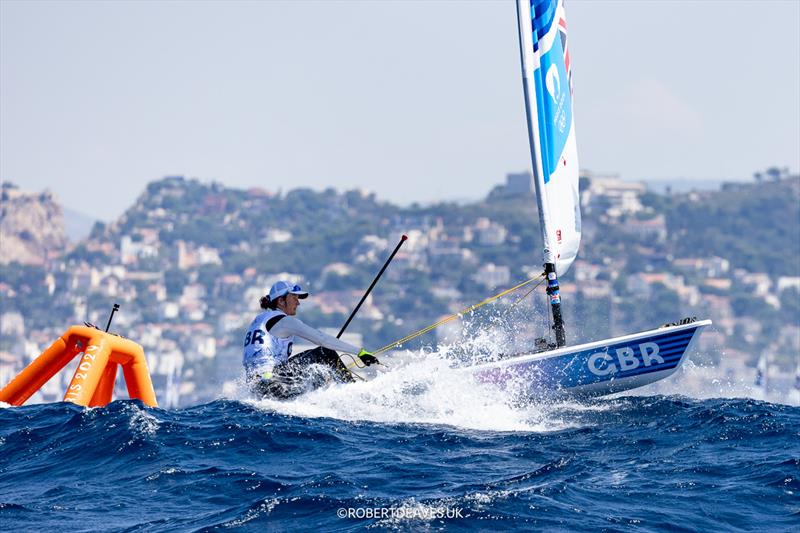 Hannah Snellgrove (GBR) in the Women's Dinghy on August 3 in Marseille at the Paris 2024 Olympic Regatta - photo © Robert Deaves / www.robertdeaves.uk