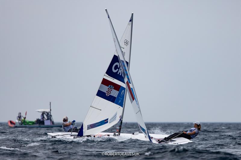 ILCA 6 - Medal Race - Paris 2024 Olympic Sailing Competition - photo © Robert Deaves