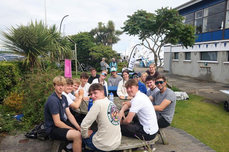 Performance Academy sailors at the ILCA 6 Youth Europeans photo copyright Andrew Simpson Foundation taken at Ballyholme Yacht Club and featuring the ILCA 6 class