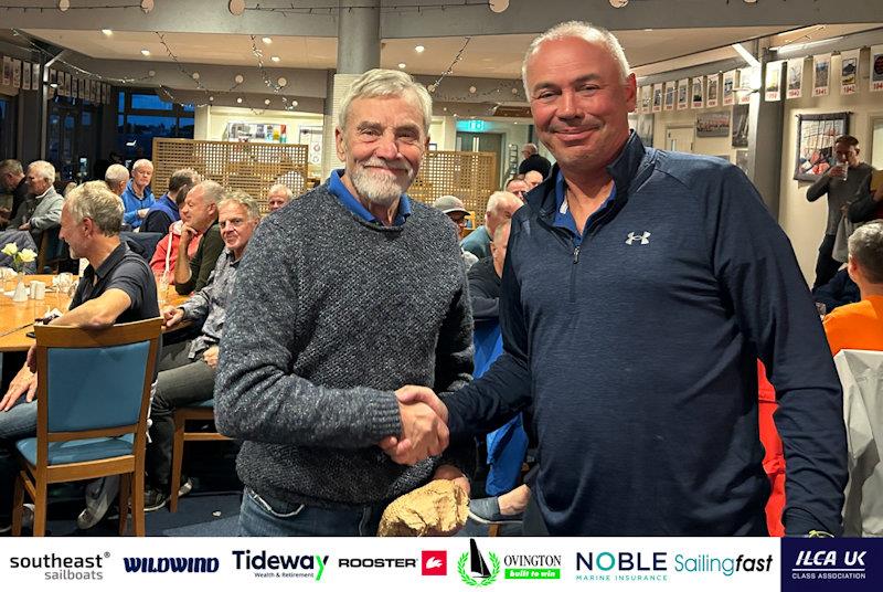 Michael Kinnear wins Tideway prize - Noble Marine ILCA Masters UK Nationals at Hayling Island photo copyright ILCA UK taken at Hayling Island Sailing Club and featuring the ILCA 6 class